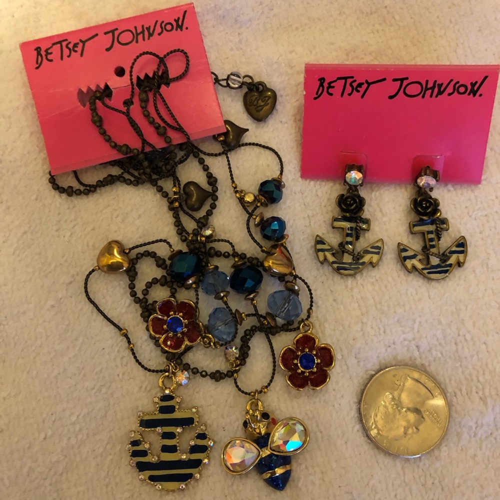 NWT Betsey Johnson Anchors Away Set